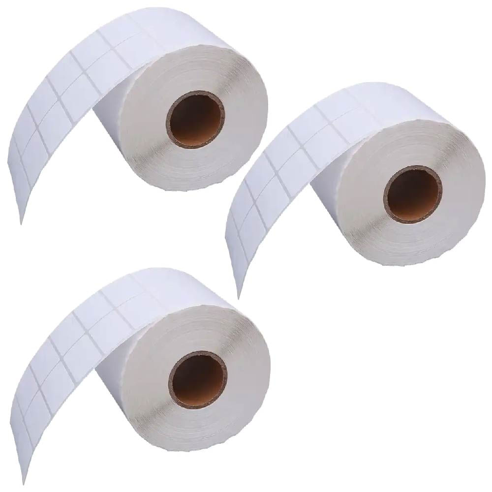 Etiqueta Adhesiva Termica 5x2.5cm 2 Columnas Pack 3 Rollos Etiqueta Adhesiva Termica 5x2.5cm 2 Columnas Pack 3 Rollos