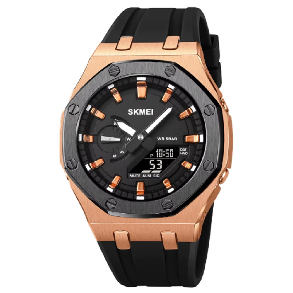 Reloj Skmei 2243 Correa Silicona Hora Mundial