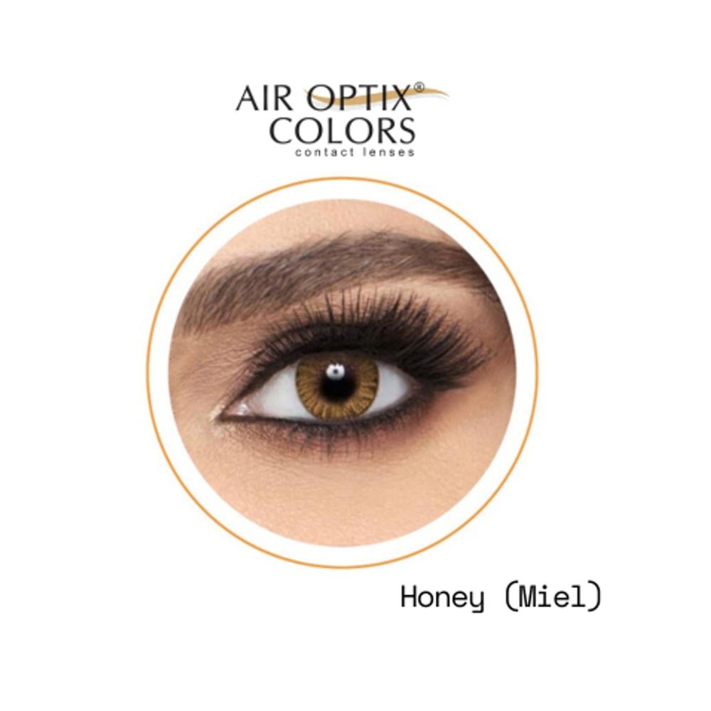 Lente De Contacto Lcao04 Con Alta Transmisibilidad De Oxígeno Air Optix™ Colors Honey