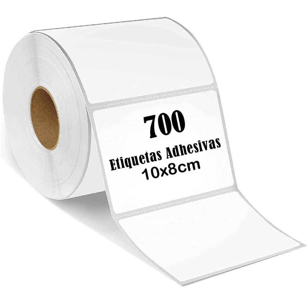Rollo 700 Etiquetas Adhesiva Termica 10x8cm Rollo 700 Etiquetas Adhesiva Termica 10x8cm