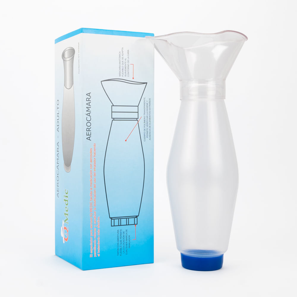 Aerocámara Adulto IQ MEDIC