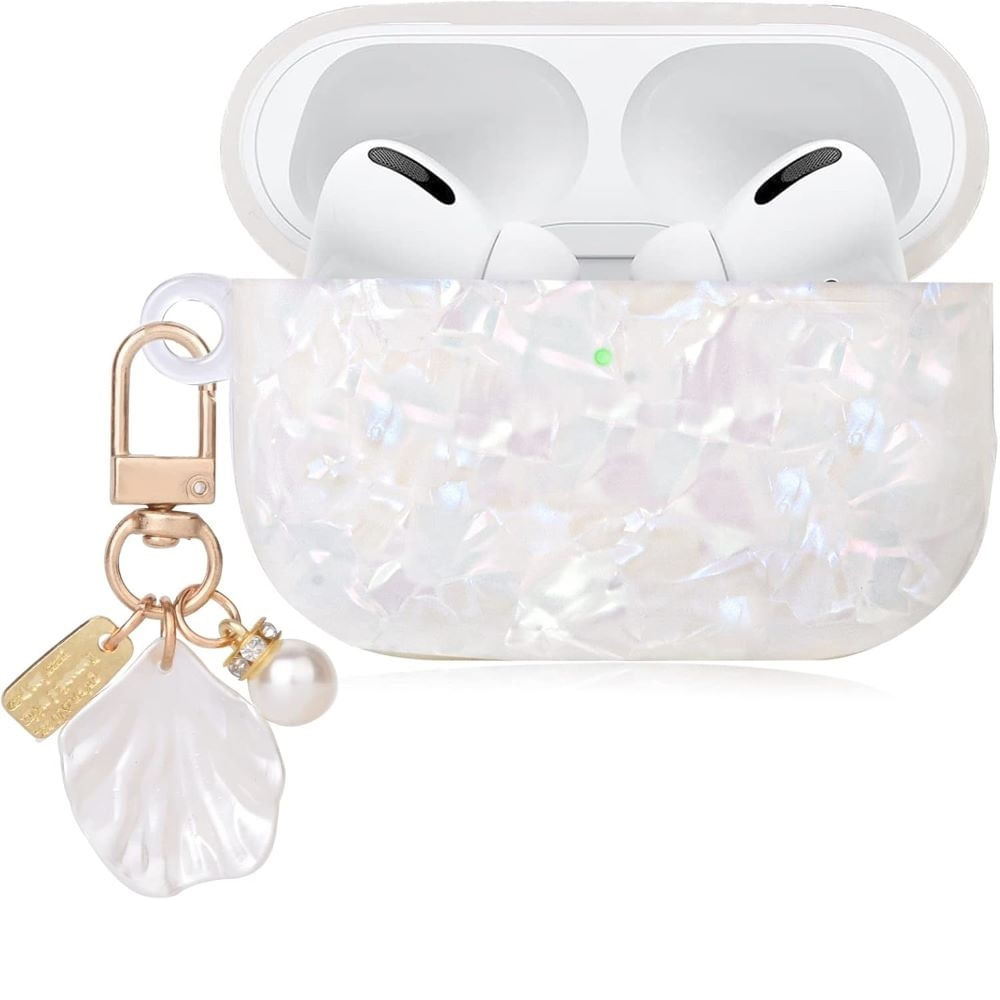 Case Protector Moket para Aipords Pro 2 Nacarado Perla