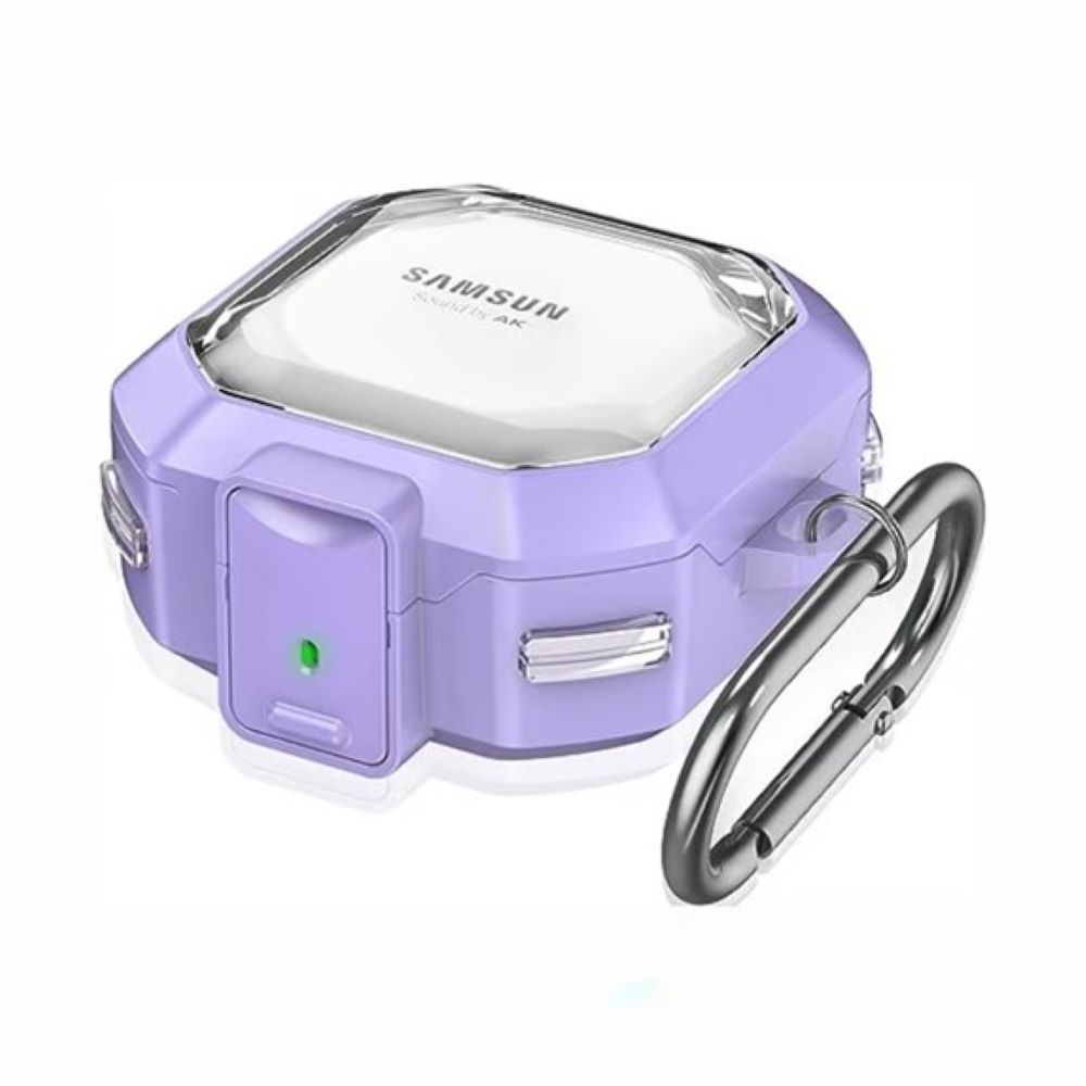 Funda TPU para Galaxy Buds pro, buds 2, buds 2 pro, FE, LIVE Lila