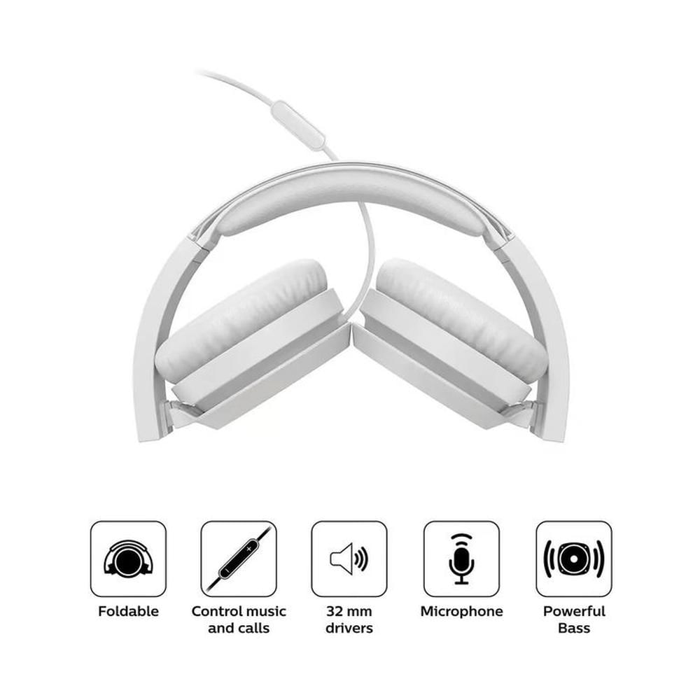 Audífonos Alambricos Philips TAH4105W