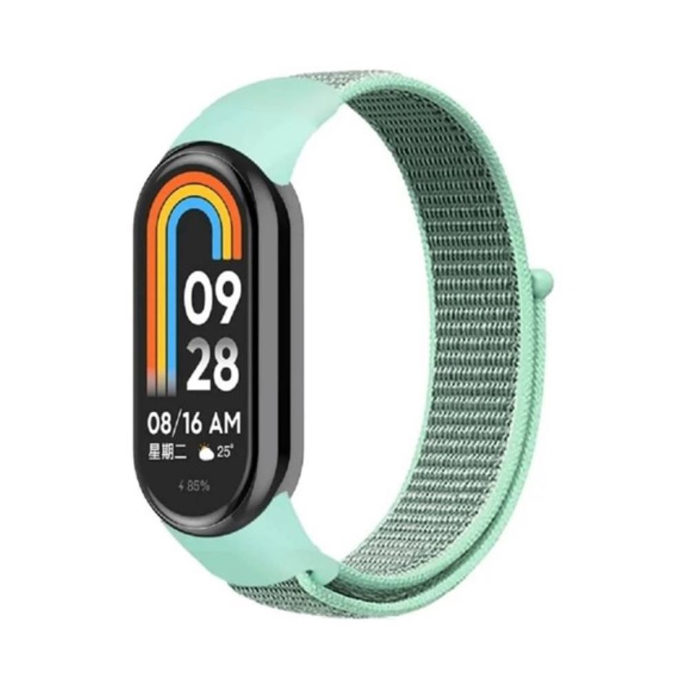 Correa de nylon Xiaomi Band 8 9 light green Correa de nylon Xiaomi Band 8 9 light green