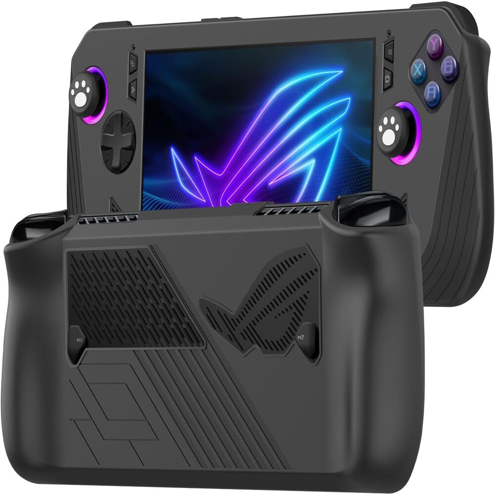 Case Funda Protectora Silicona Asus ROG Ally X 2024 Negro