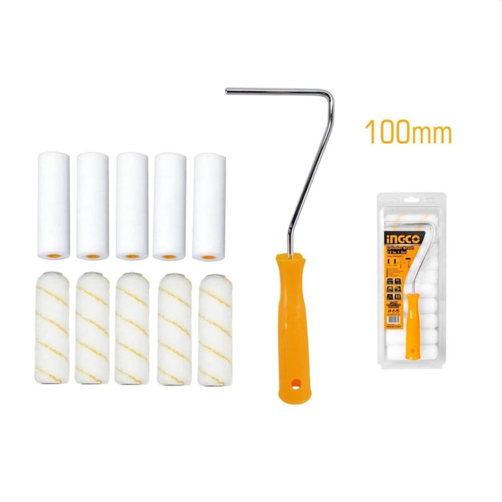 Mini Set Para Pintar Rodillo 12 En 1 + Repuesto Ingco - Hktcb121001