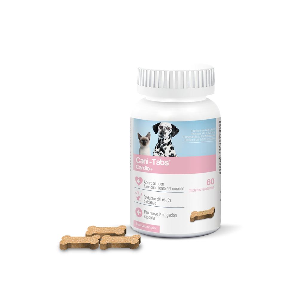 Vitamina Suplemento para Perros y Gatos Cani-Tabs® Cardio de 60 Tabletas Promueve y refuerza la función cardiovascular. Vitamina Suplemento para Perros y Gatos Cani-Tabs® Cardio de 60 Tabletas Promueve y refuerza la función cardiovascular.