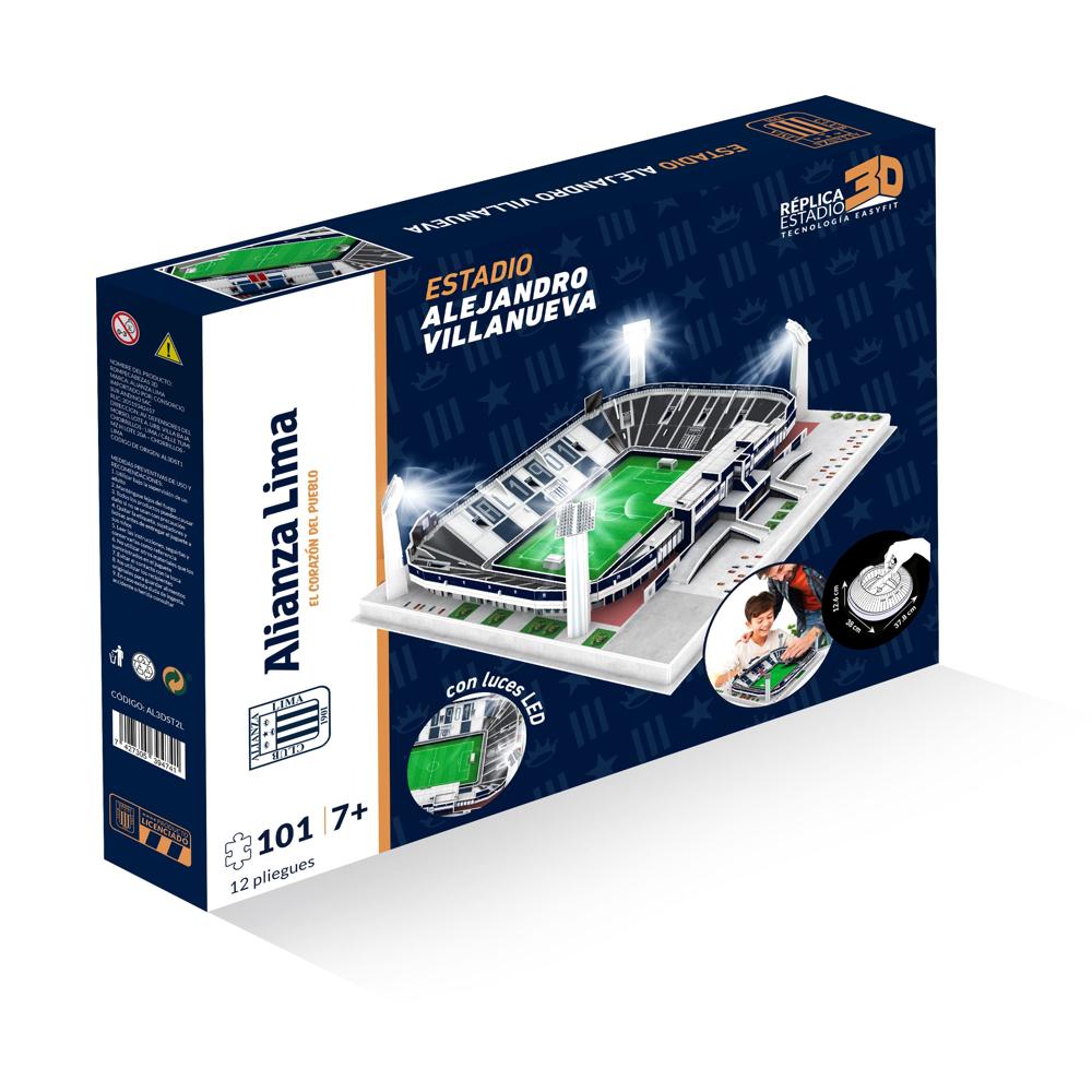 Estadio ALEJANDRO VILLANUEVA con Luces 3D AL3DST2L Estadio ALEJANDRO VILLANUEVA con Luces 3D AL3DST2L