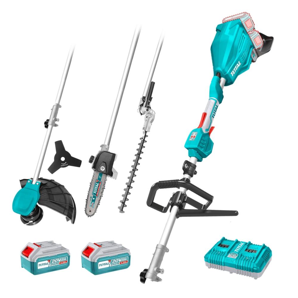 Desmalezadora Multifuncional 40v + Batería y Cargador Total TSTLI2040386