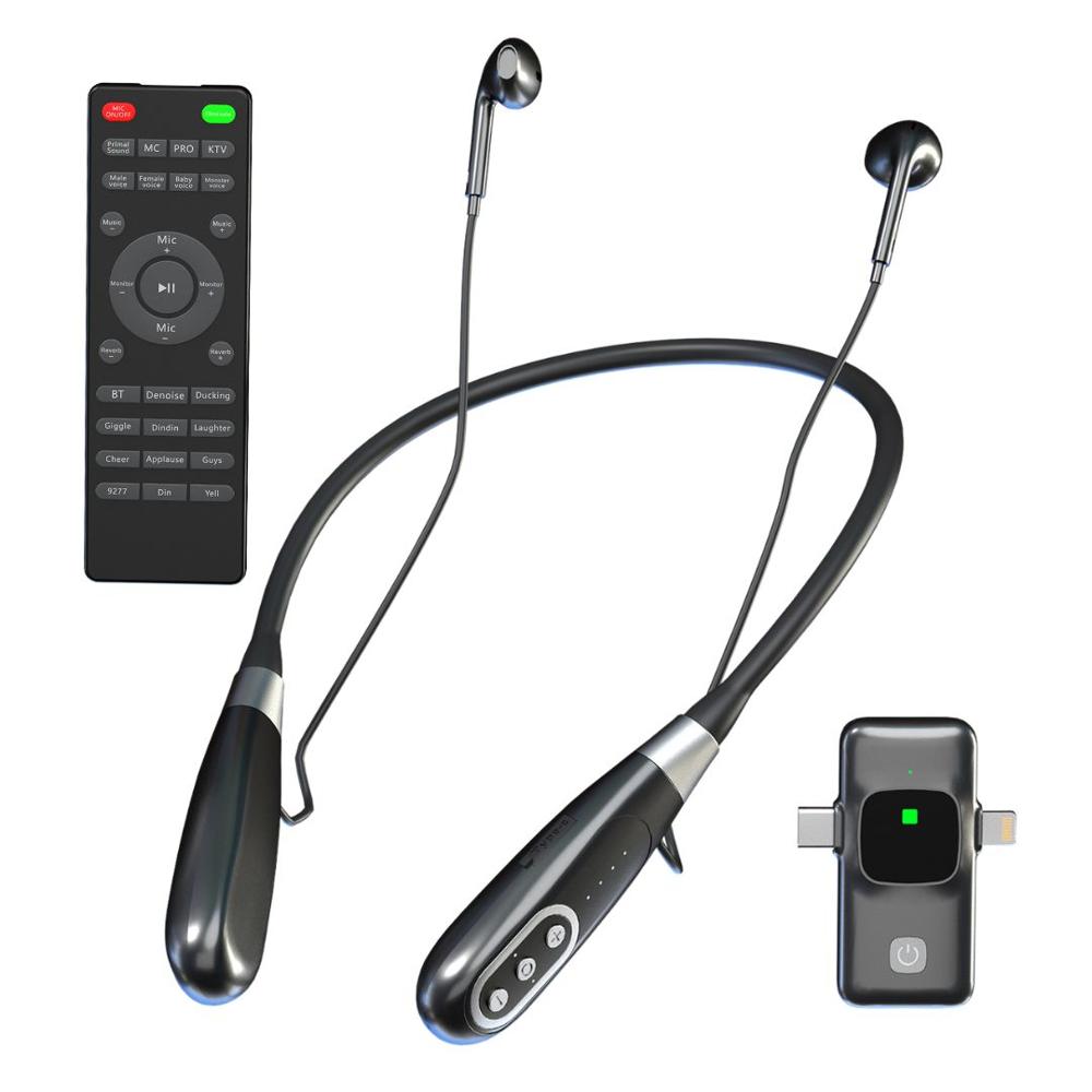 Auriculares Inalámbricos con Micrófono y Tarjeta de Sonido USB