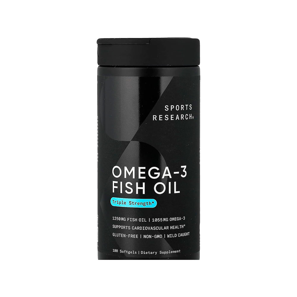 Sports Research Aceite De Pescado Omega 3 180 capsulas