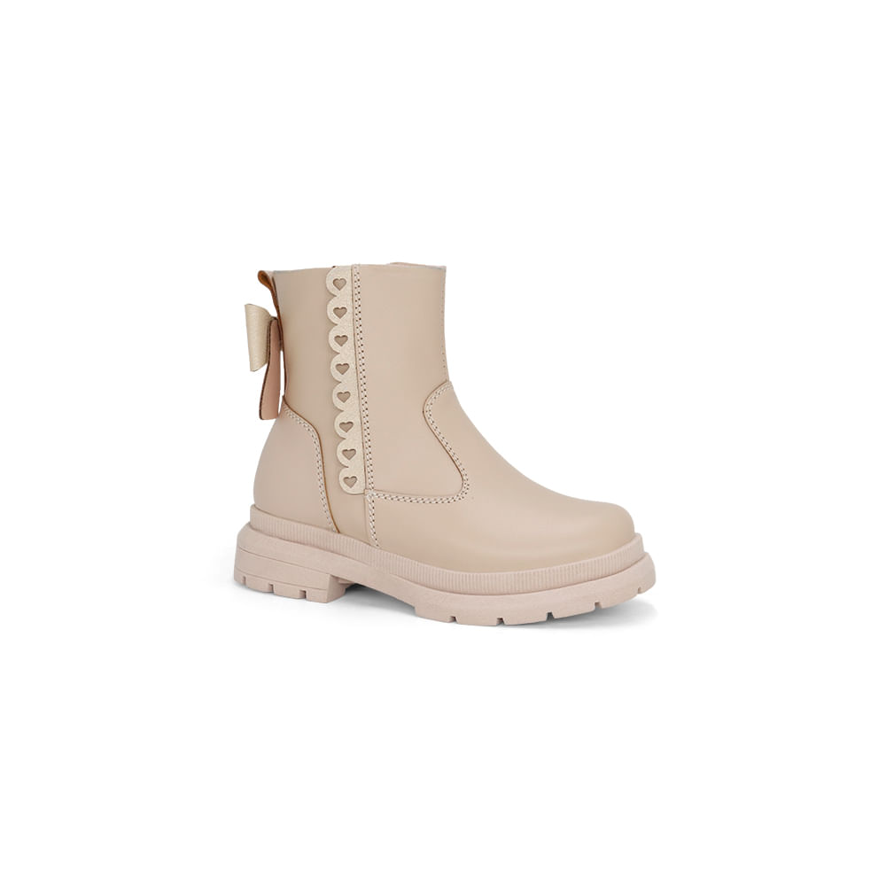 Botines Niña Cuero PAR&SS KIDS MV25Q3-ISA BEIGE 26