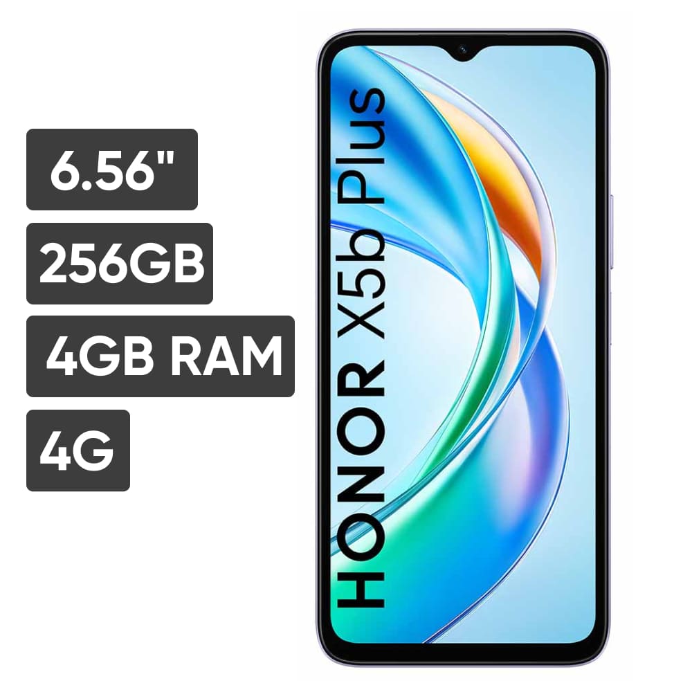 Smartphone HONOR X5B PLUS 6.56"" 4GB 256GB 50 MP + 0.08 MP Starry Purple