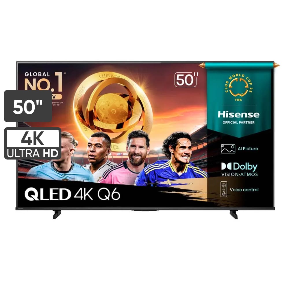 Televisor HISENSE QLED ""50 UHD 4K Smart TV 50Q6QV