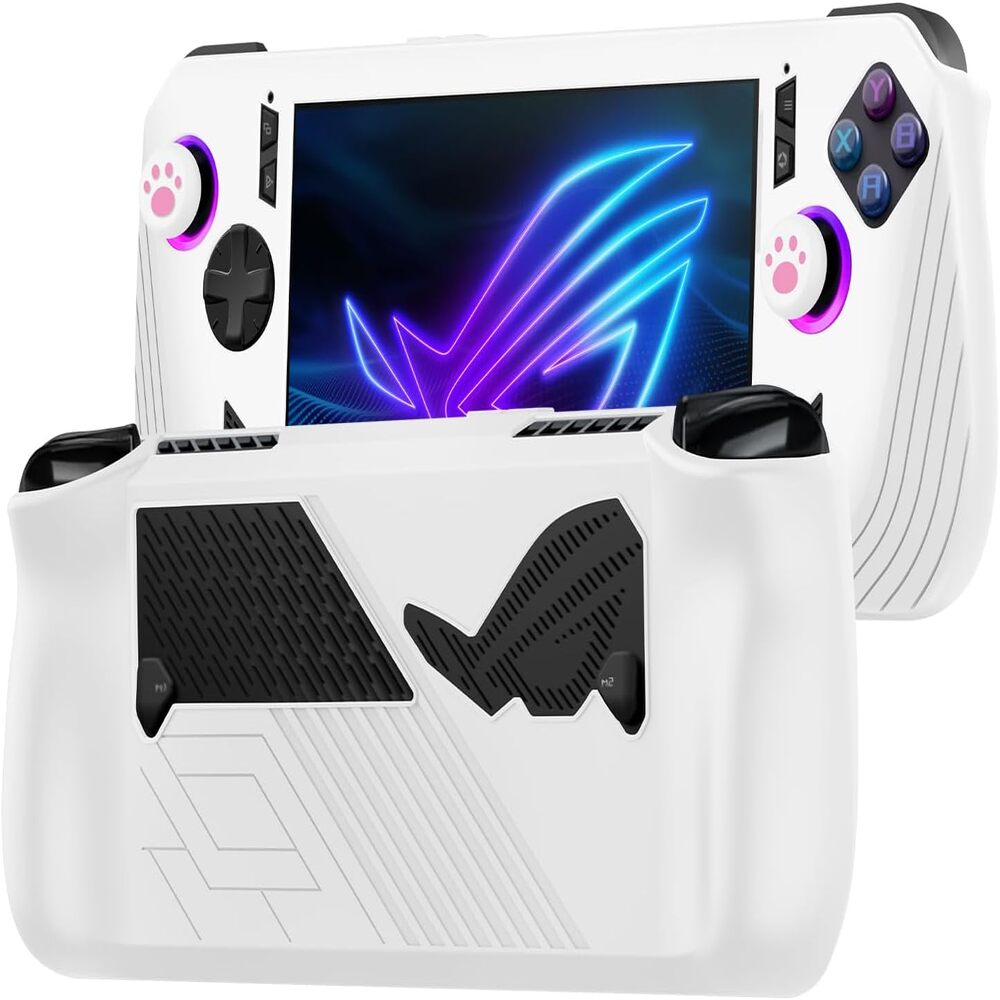 Case Funda Protectora Silicona Asus ROG Ally X 2024 Blanco Case Funda Protectora Silicona Asus ROG Ally X 2024 Blanco