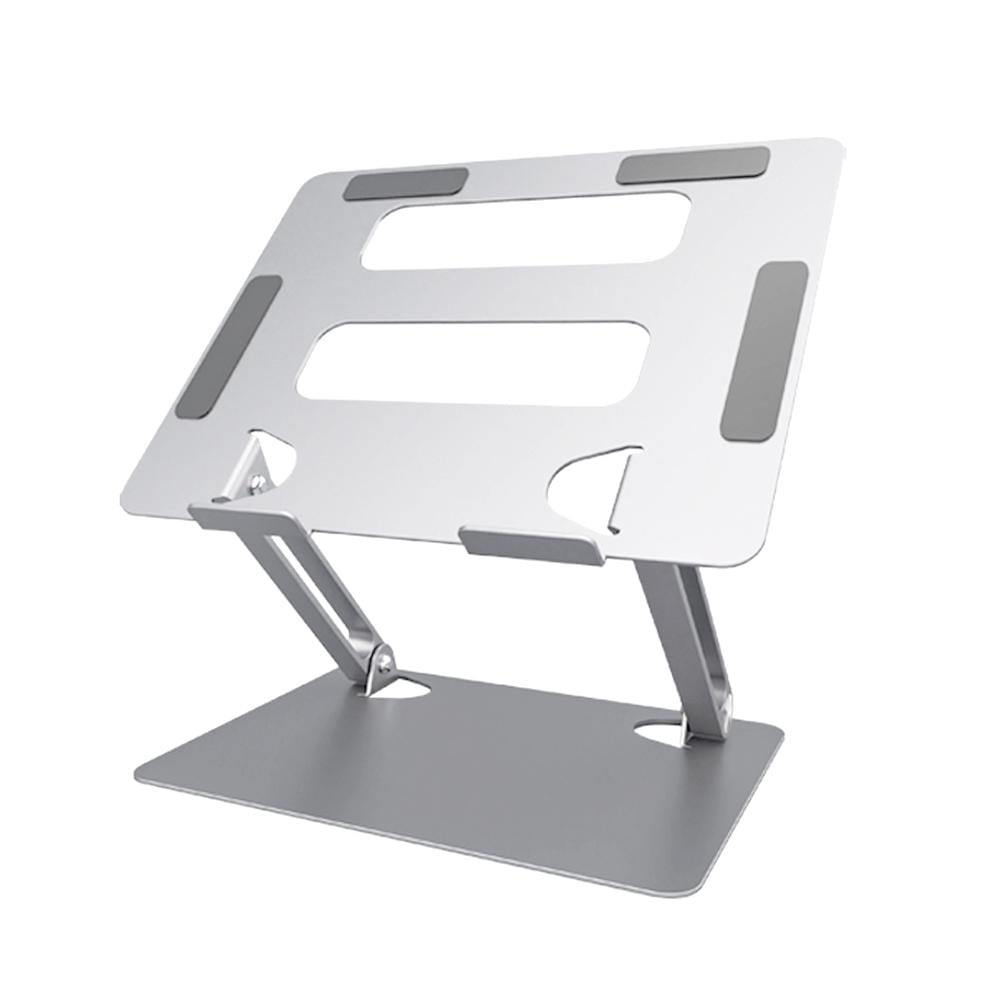 Soporte de Escritorio para Laptop Plegable Aluminio Ergonomico HL303 Silver Soporte de Escritorio para Laptop Plegable Aluminio Ergonomico HL303 Silver