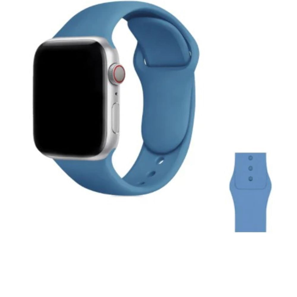 correa de silicona imantada para Applewatch 38-40-41mm y 42 serie 10 azul correa de silicona imantada para Applewatch 38-40-41mm y 42 serie 10 azul