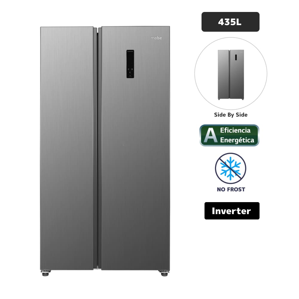 Refrigeradora MABE 435L No Frost MSD480LPRSS0 Inox Refrigeradora MABE 435L No Frost MSD480LPRSS0 Inox
