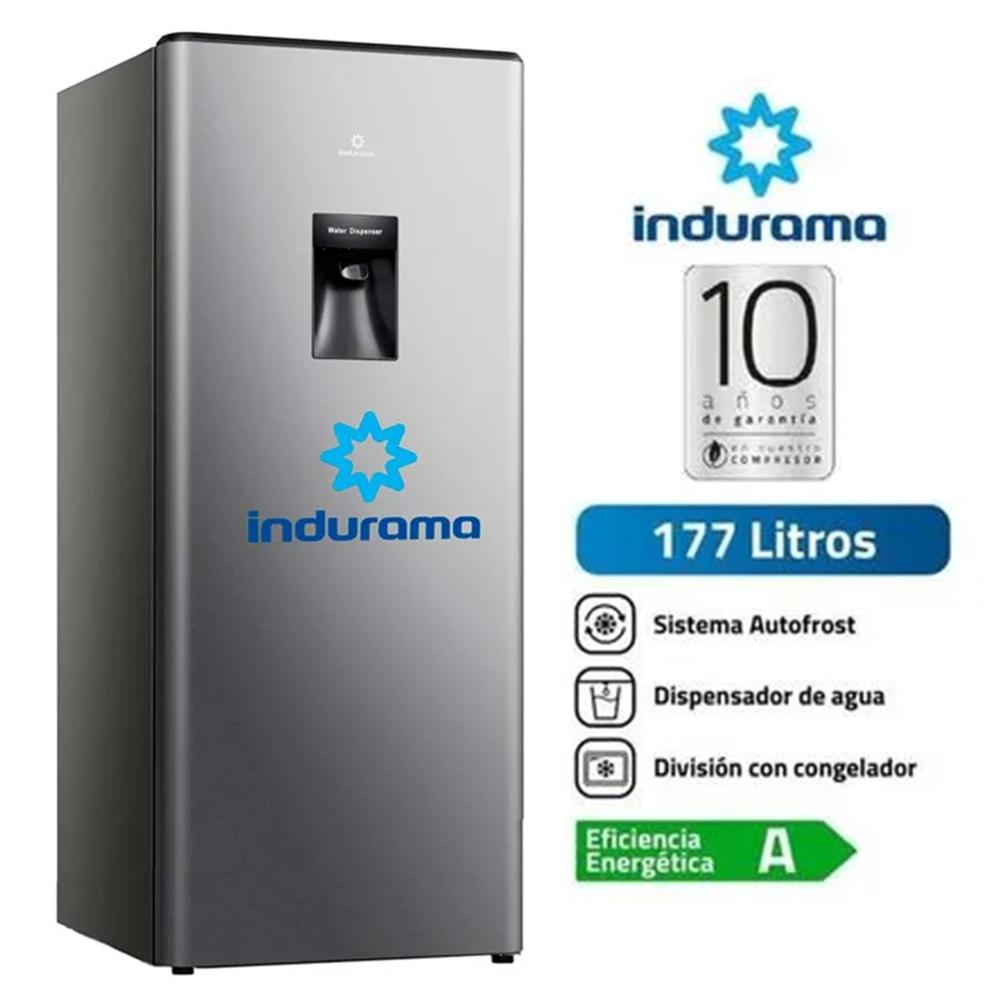 Refrigeradora Indurama RI-289D Top Freezer 177L Gris