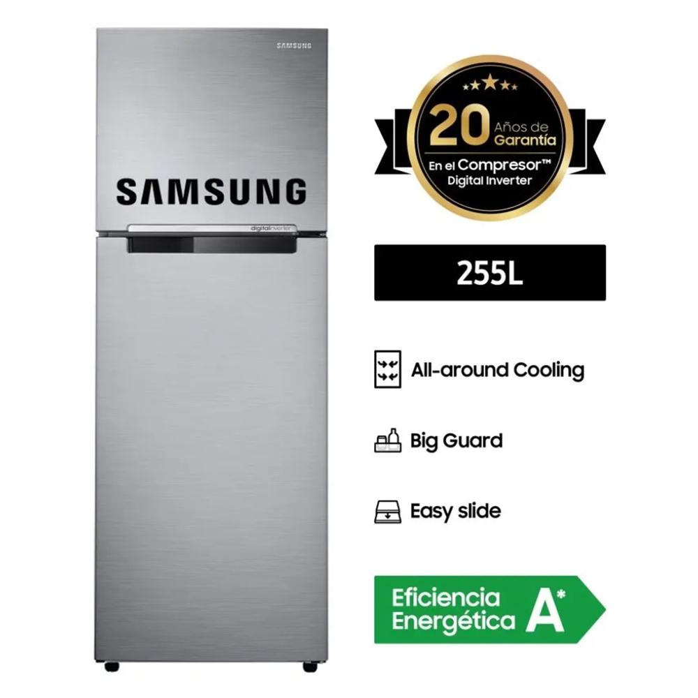 Refrigeradora SAMSUNG All Around Cooling 255L RT25FARADS8 Plata