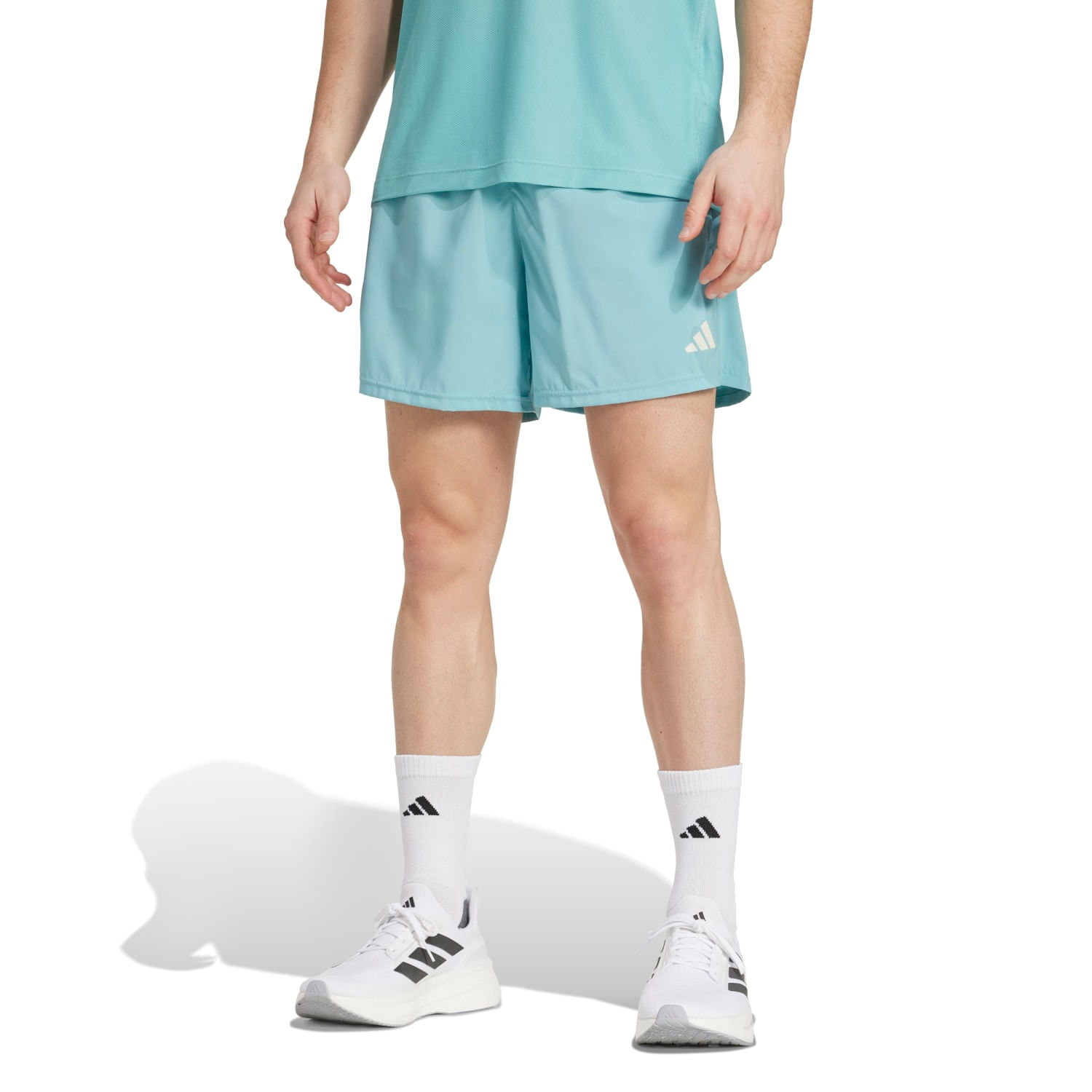 Short Deportivo Adidas Hombre Own The Run Base Jx2242 Turquesa