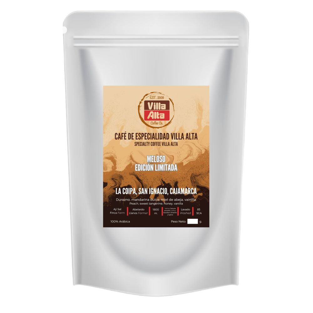 Café Edición Limitada VILLA ALTA MELOSO Origen San Ignacio Grano Tostado 500g