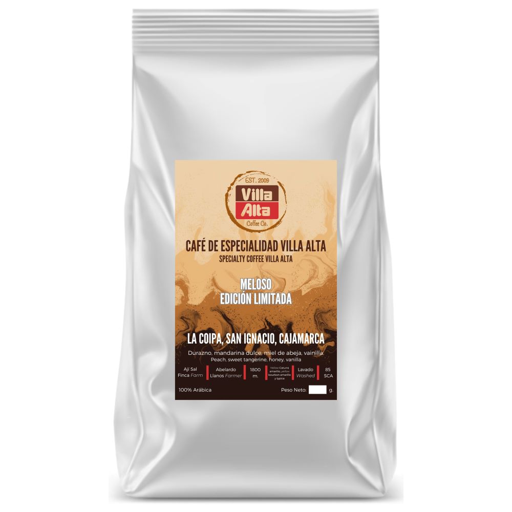 Café Edición Limitada VILLA ALTA MELOSO Origen San Ignacio Molido Espresso 1Kg