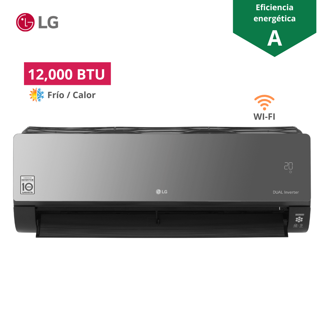 Aire Acondicionado LG 12 000 BTU ArtCool Dual Inverter Frío Calor