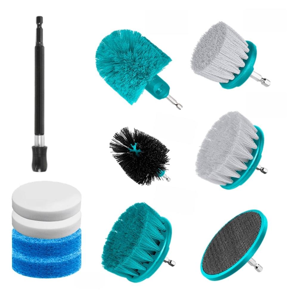 Set de escobillas para taladro 11 piezas Total TACB1101