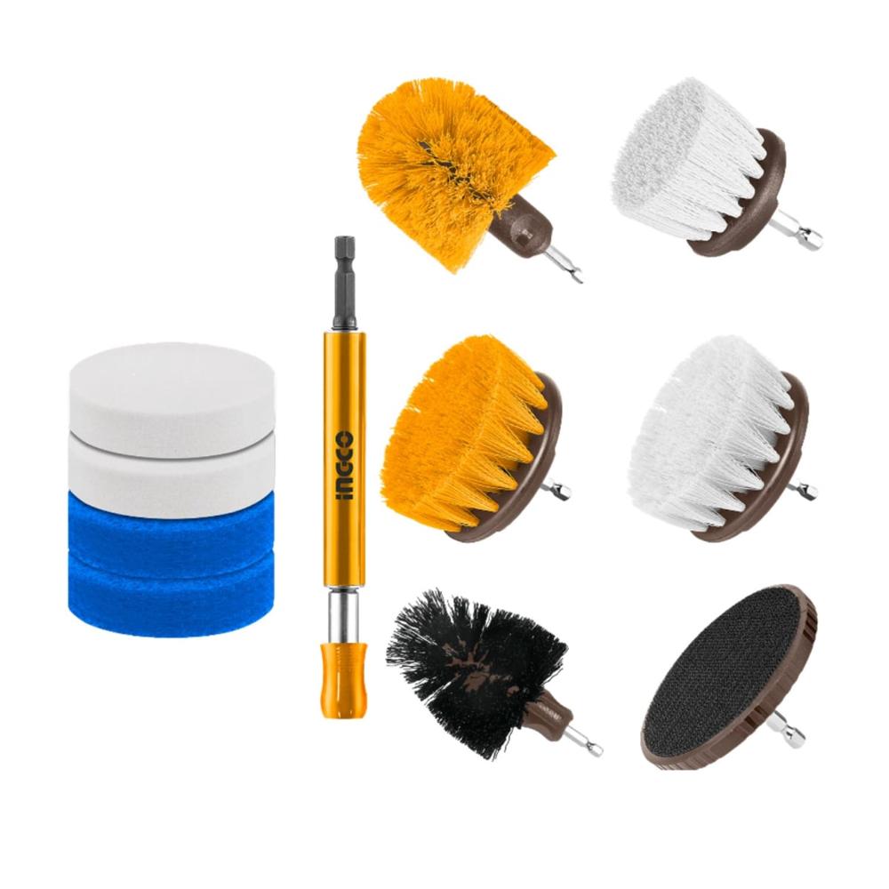 Set De Escobillas Para Taladro 11 Piezas Ingco WCB1101
