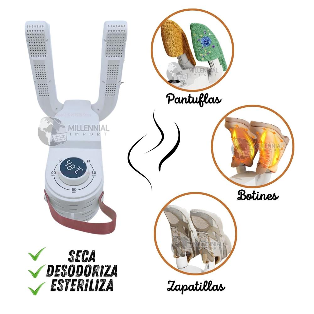 Secador de Calzados Eléctrico con Temporizador Portátil