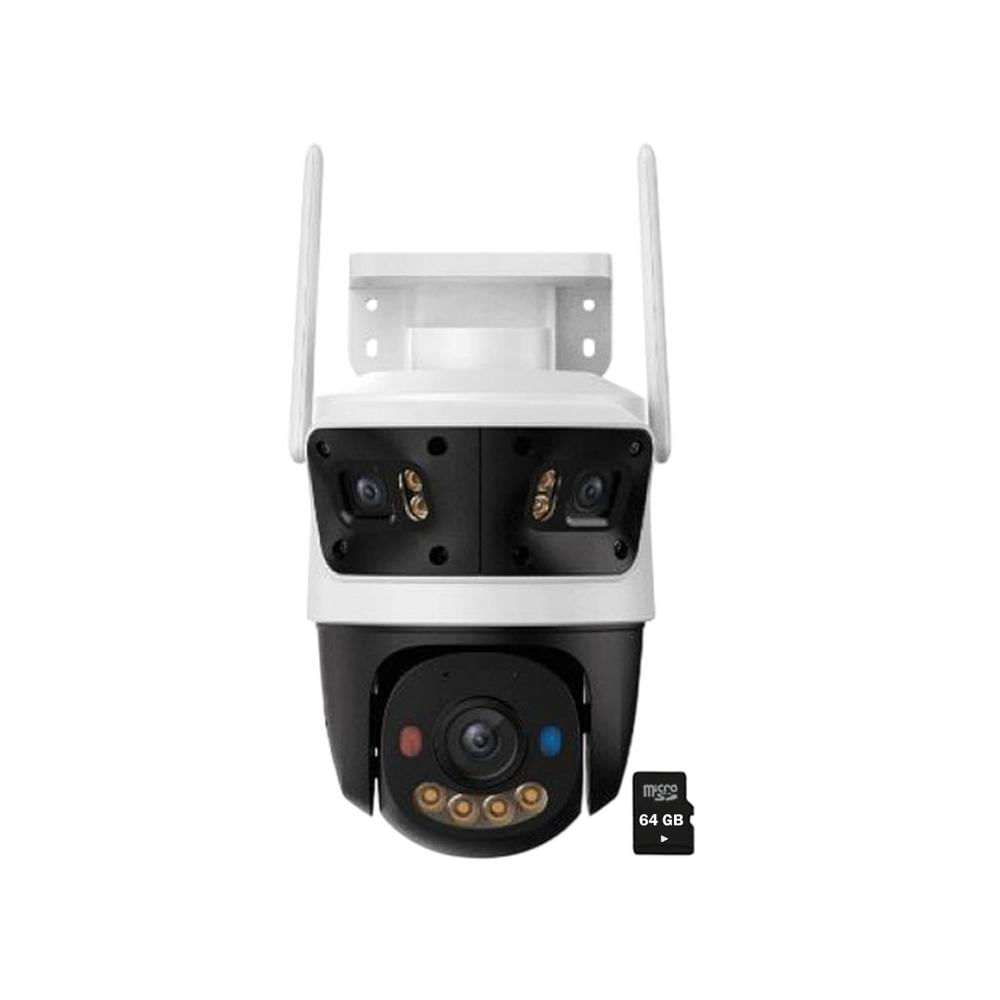 Cámara IMOU CRUISER TRIPLE 3MP 3MP 5MP Audio 2 vías Luz disuasiva 64GB