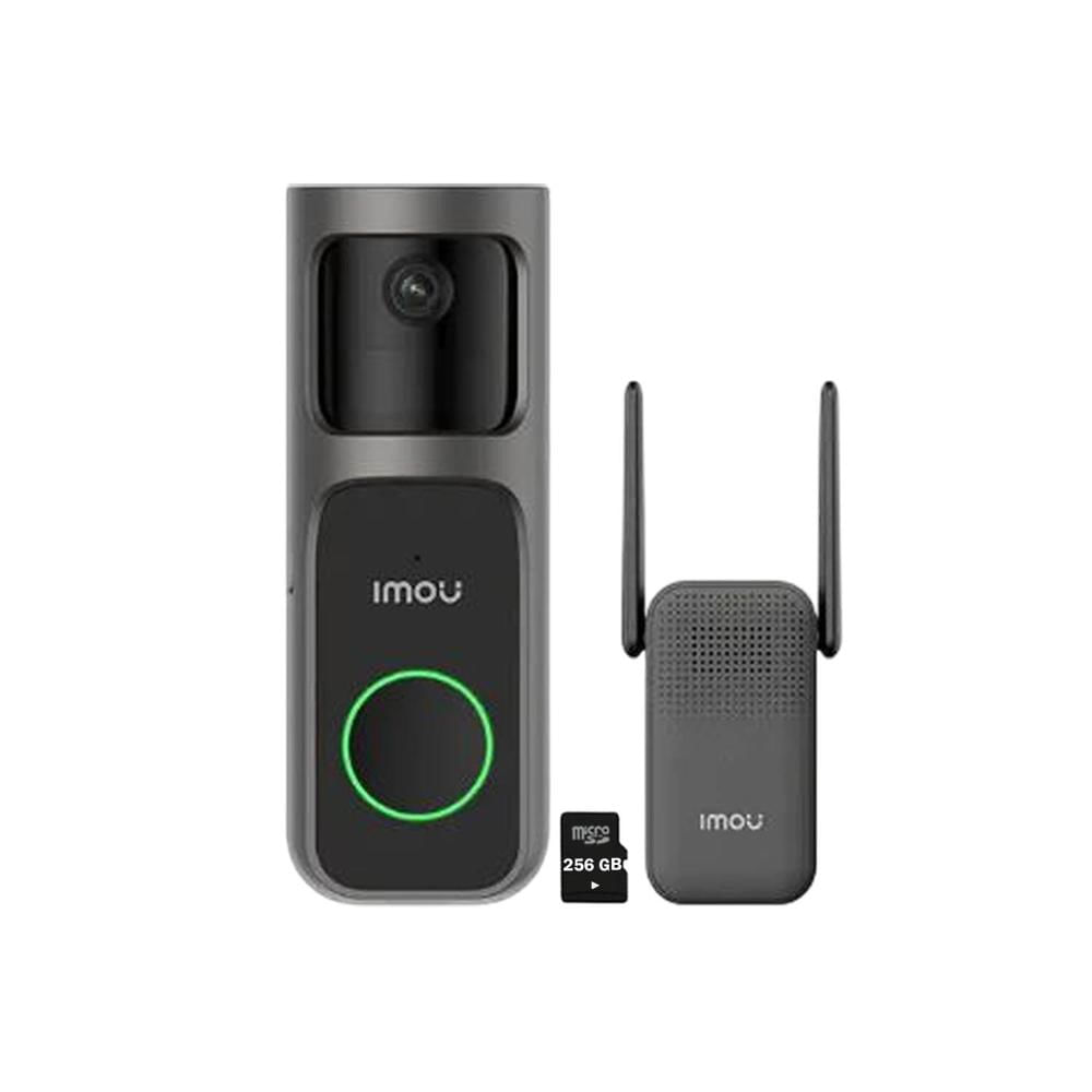 IMOU Doorbell 2S Kit 2K Timbre Cámara Batería Detección Merodeo 256GB