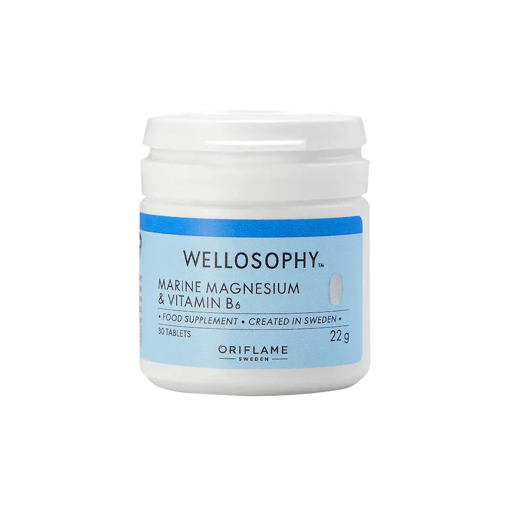 Magnesio Marino & Vitamina B6 30 tabletas Wellosophy