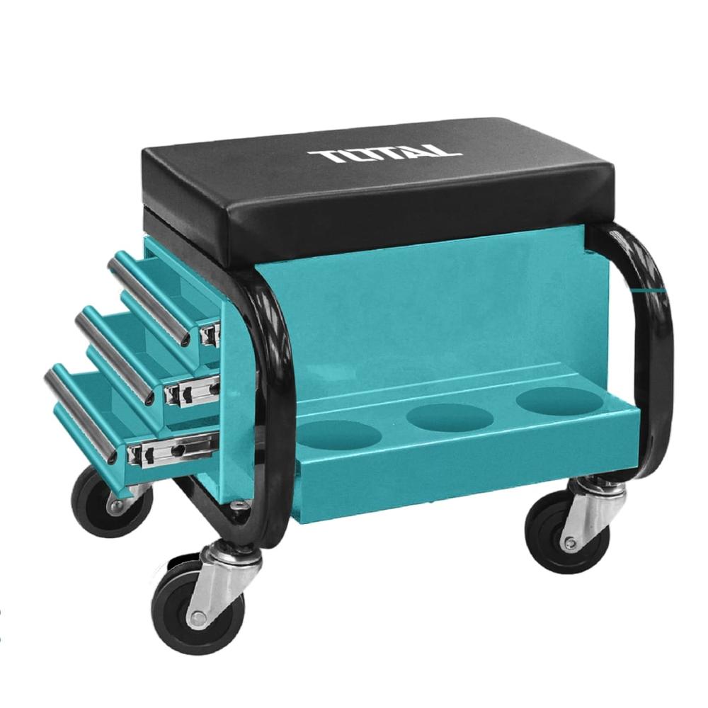 Asiento para mecanico con 3 cajones Total THCS103