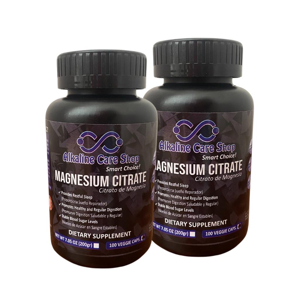 Citrato de Magnesio 200 Cápsulas Alkaline Care