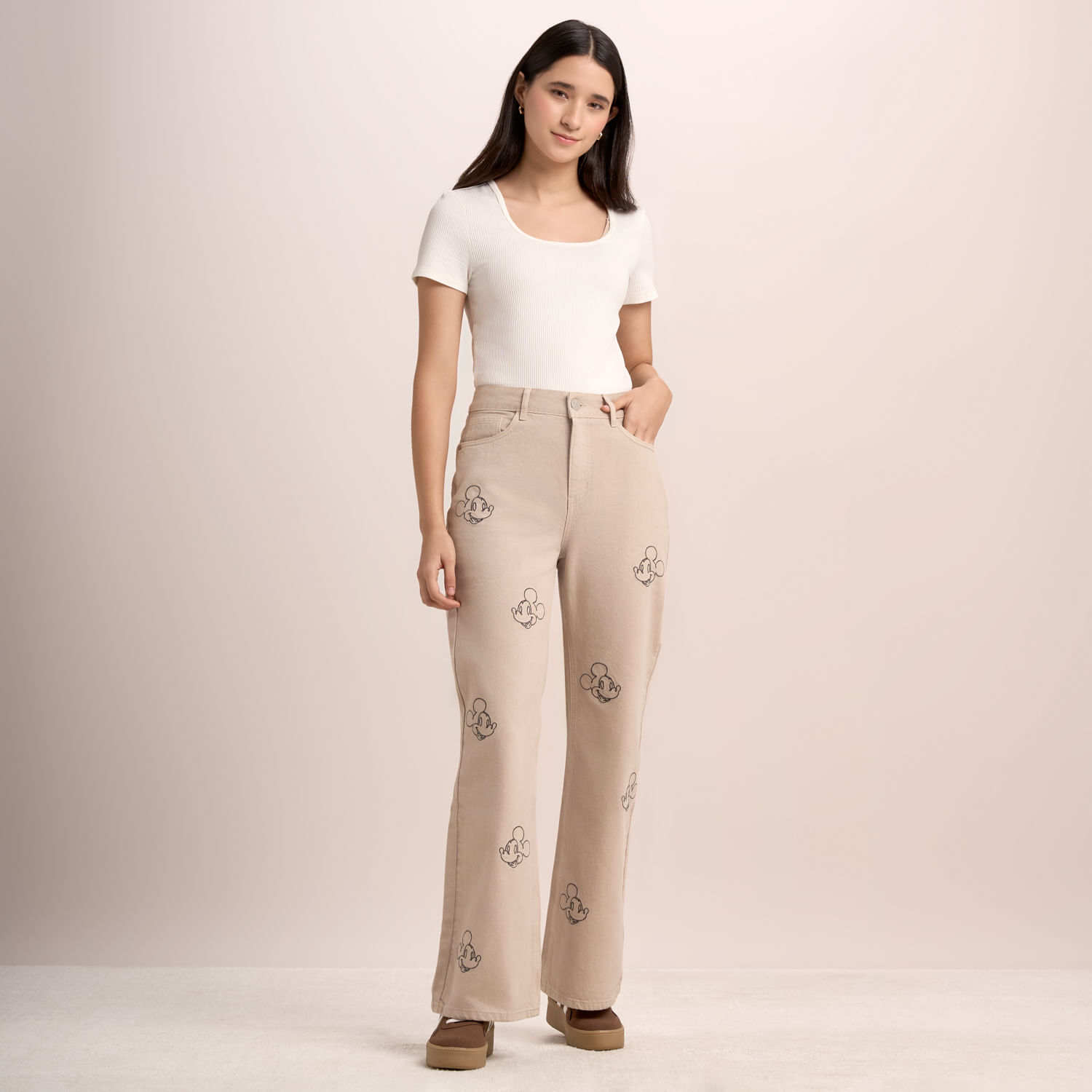 Jean Mujer Disney Flare E