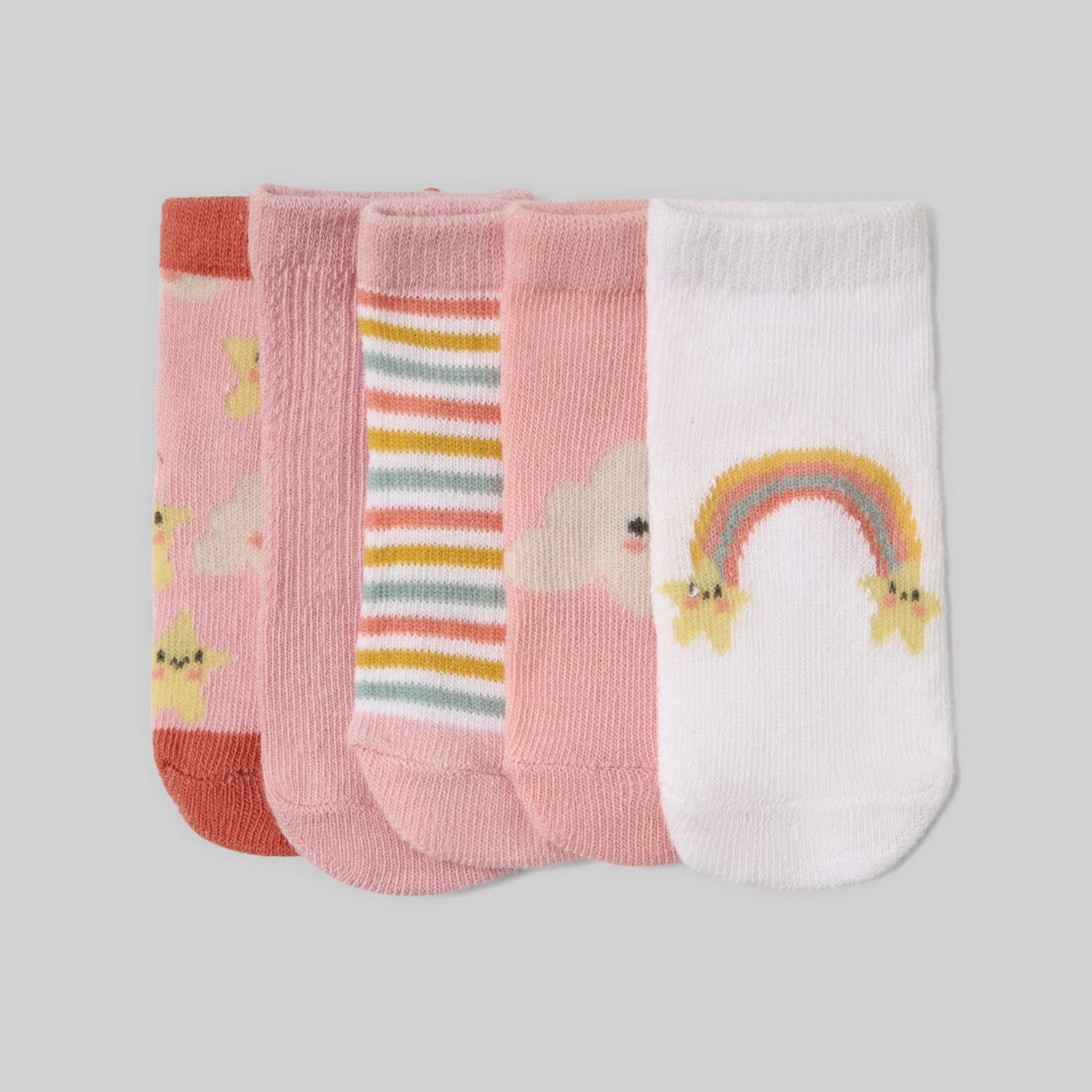 Medias Para Recien Nacido Baby Circus Rainbow Z