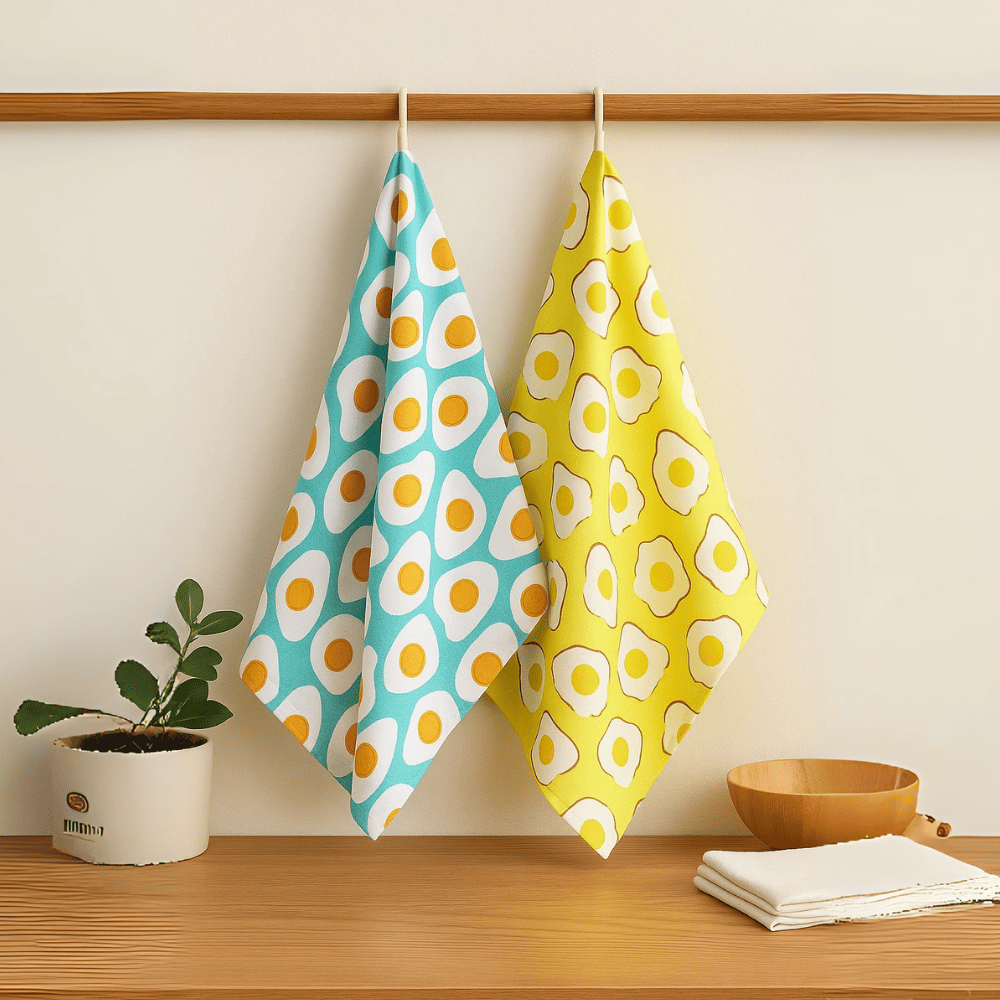 Set de 2 Secadores con Diseño de Huevo Orange