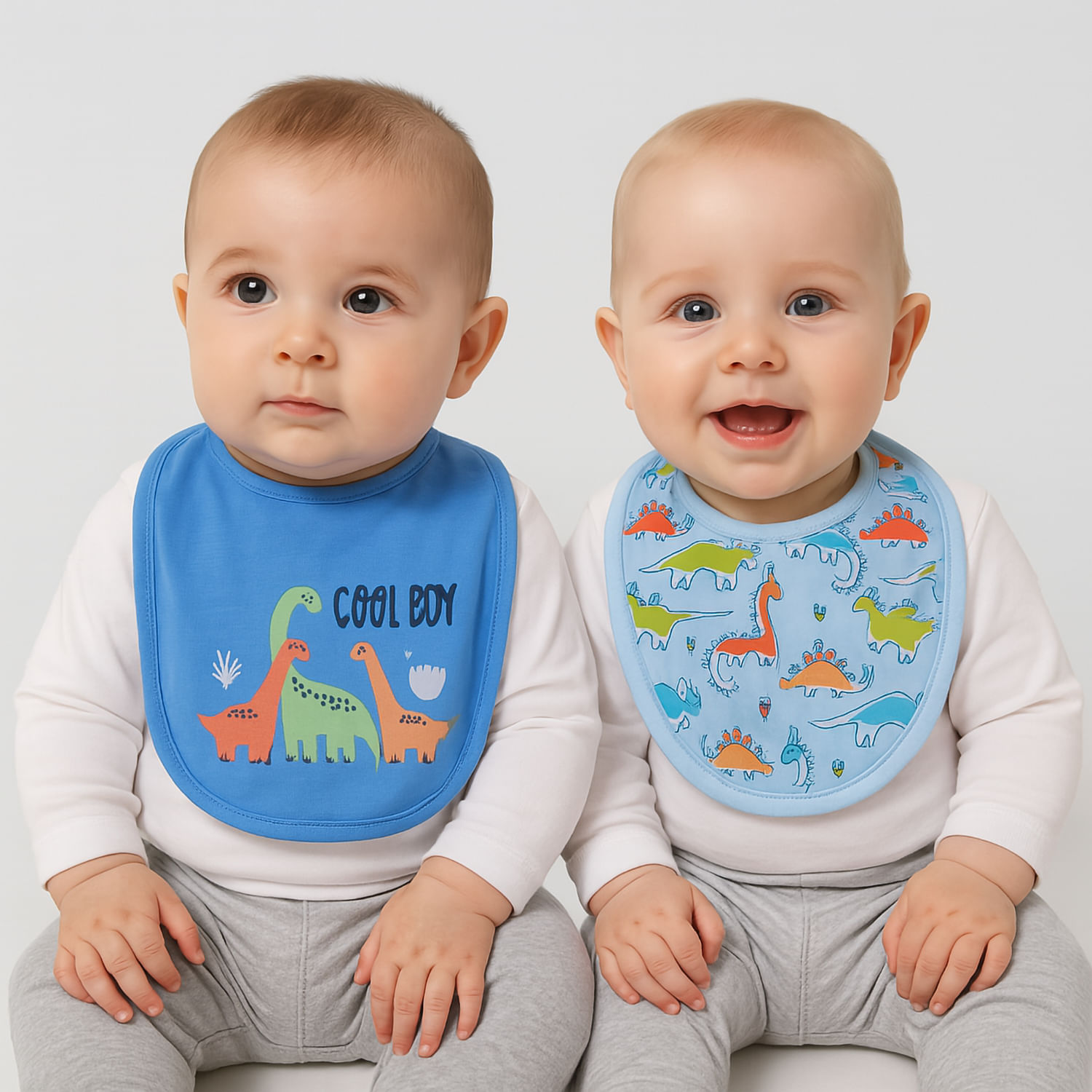 Baberos Para Recien Nacido Baby Circus Pack X2 Imp