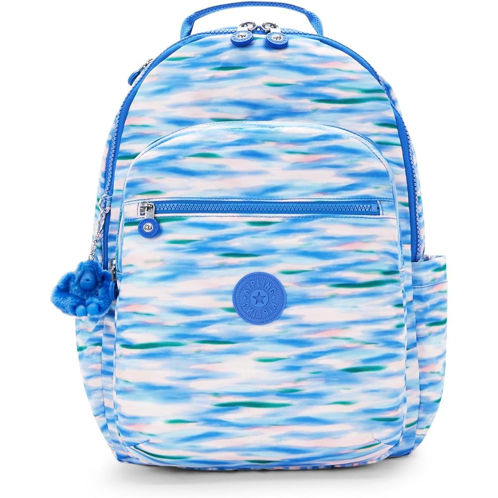 Kipling Seoul KI5210 Mochila Grande Para Mujer | Azul Diluido