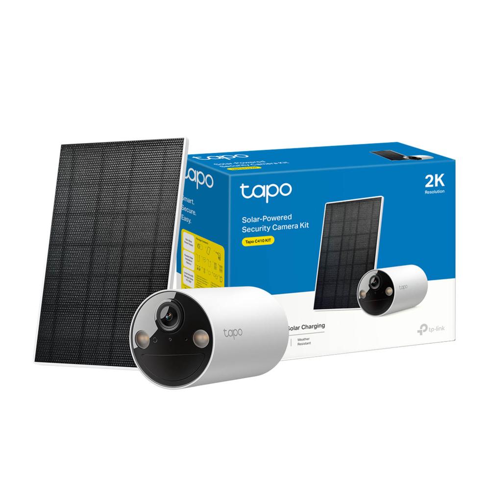 Cámara Seguridad Tapo C410 KIT 3MP 2K Audio 2vías Batería Panel Solar