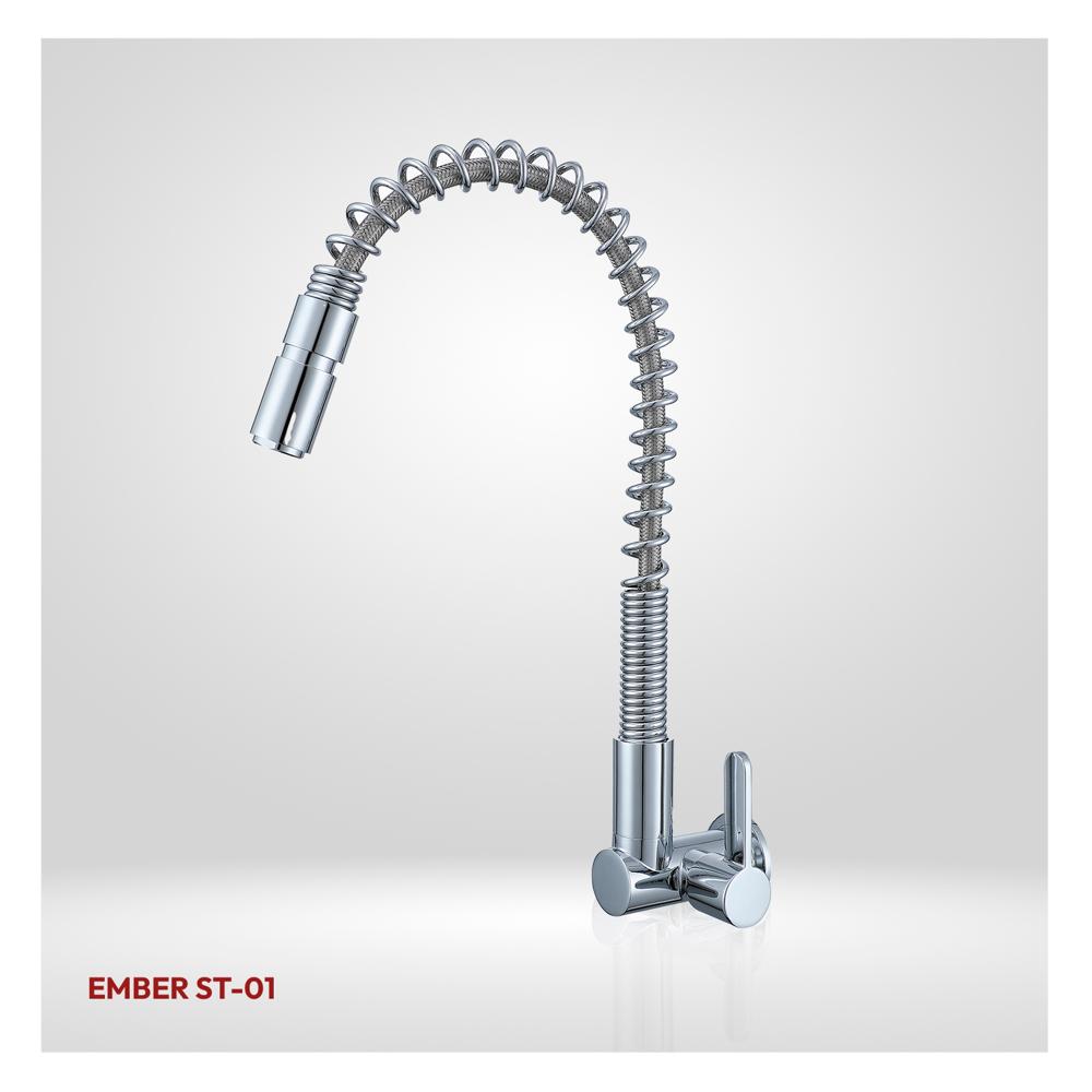 Llave De Cocina A La Pared Ember ST-01 Cromado - STONE Llave De Cocina A La Pared Ember ST-01 Cromado - STONE