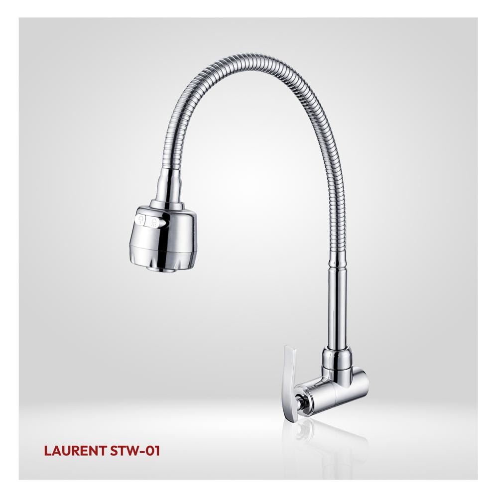 Llave De Lavadero A La Pared Laurent STW-01 Cromado - STONE Llave De Lavadero A La Pared Laurent STW-01 Cromado - STONE