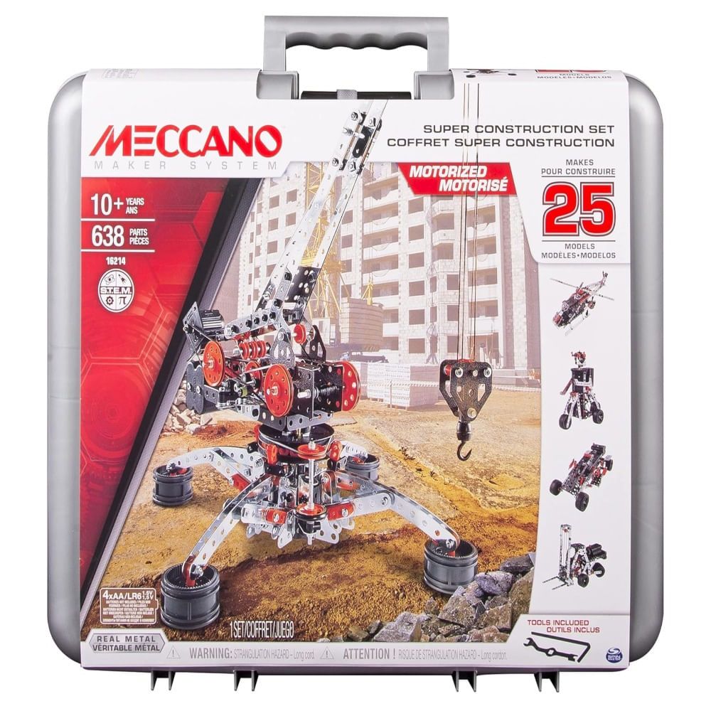 Super Set de Construcción Meccano 16214 778988618080 Super Set de Construcción Meccano 16214 778988618080