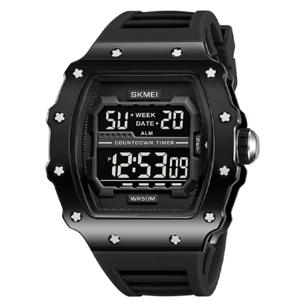SKMEI 2296 Reloj Deportivo Digital con Alarma y Cronógrafo