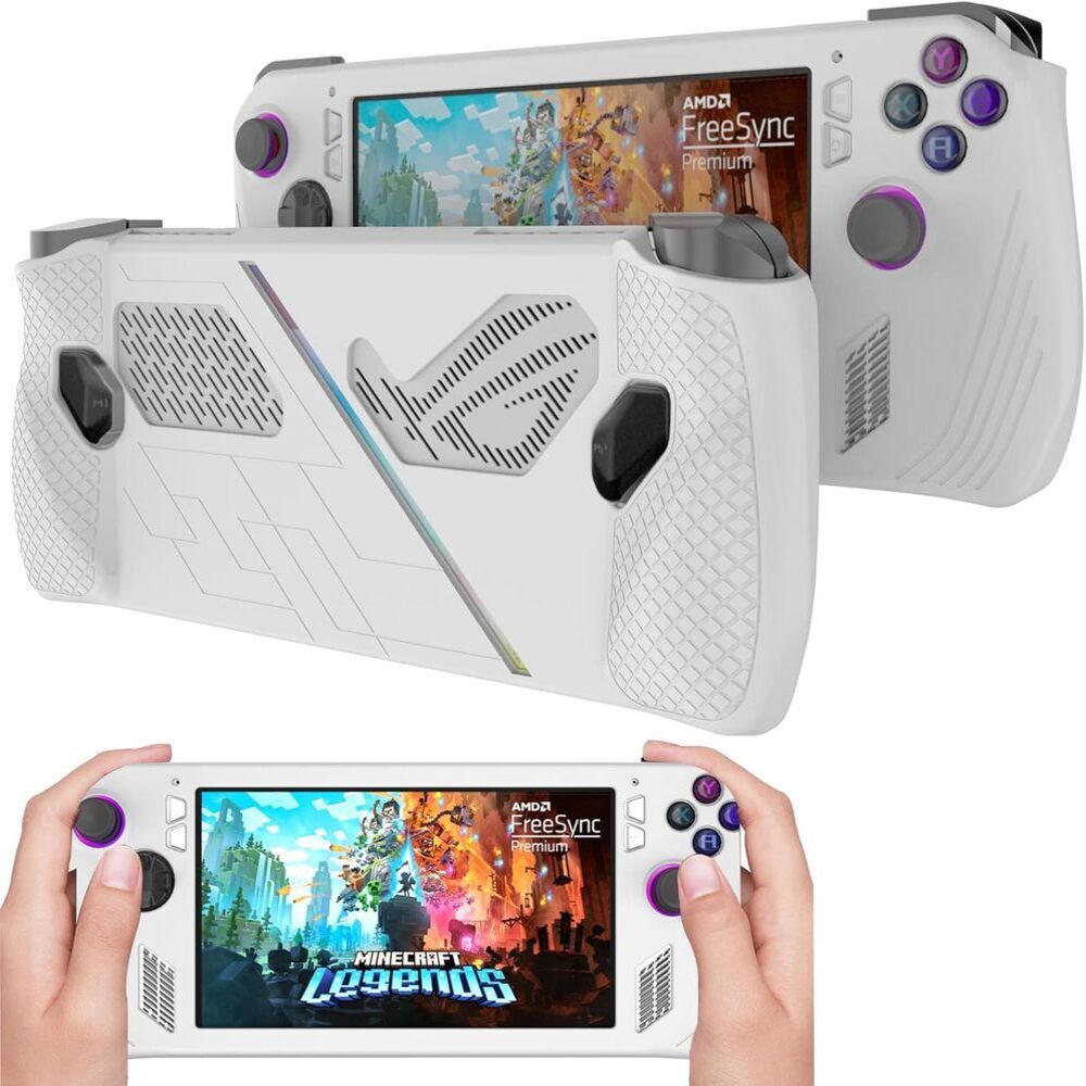 Case Funda Protectora Silicona Asus ROG Ally 2023 Color Blanco Case Funda Protectora Silicona Asus ROG Ally 2023 Color Blanco