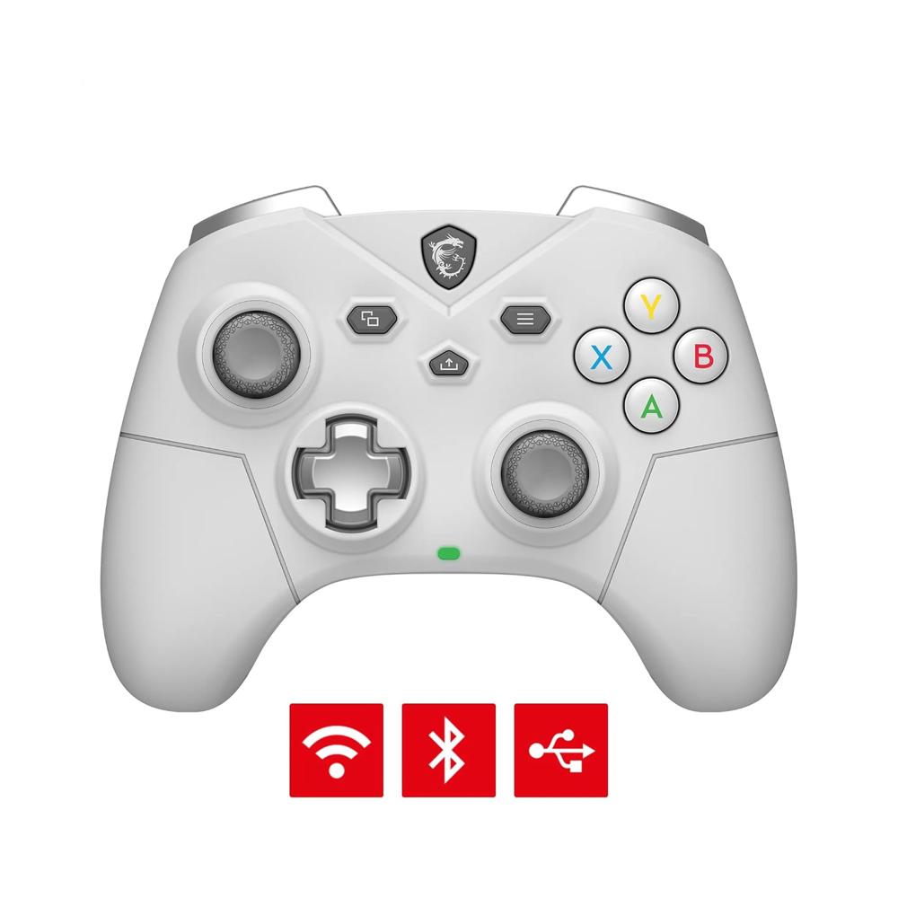 Mando MSI Force GC300 Inalambrico 2.4hz/Bluetooth Blanco Mando MSI Force GC300 Inalambrico 2.4hz/Bluetooth Blanco