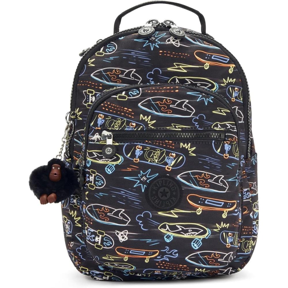 Kipling Seoul 100280585 Mochila Pequeña para Mujer | Neon Skate